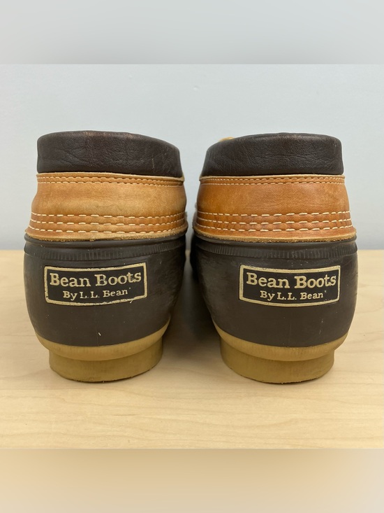 L.L. Bean Men’s Size 12.0 M Duck Boots Gumshoe Rubber Moc Brown Leather Shoes main image 10
